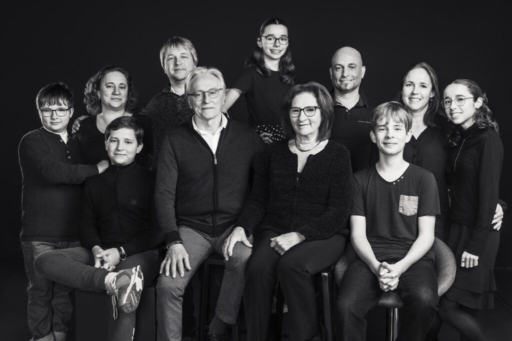 photo grande famille en studio à périgueux